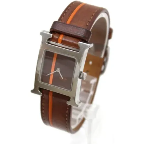 Pre-owned Stainless Steel watches , female, Sizes: ONE SIZE - Hermès Vintage - Modalova