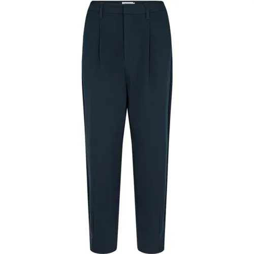 Navy Tailored Pants 126009 , female, Sizes: XS, L, M - Copenhagen Muse - Modalova