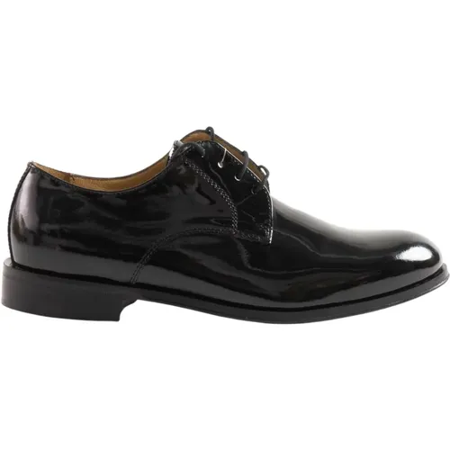 Flat Shoes in Patent Leather , male, Sizes: 5 UK - Antica Cuoieria - Modalova