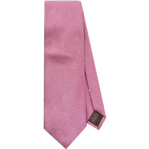 Luxury Silk Tie Made in Italy , male, Sizes: ONE SIZE - Canali - Modalova