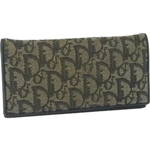 Pre-owned Canvas wallets , female, Sizes: ONE SIZE - Dior Vintage - Modalova