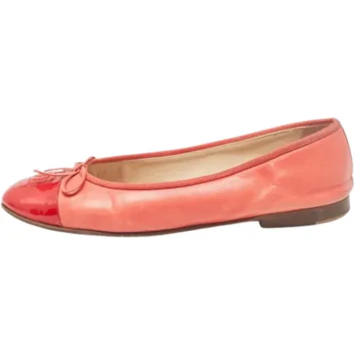 Pre-owned Leather flats , female, Sizes: 6 UK - Chanel Vintage - Modalova