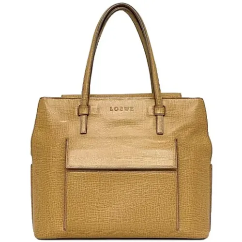 Pre-owned Leather handbags , female, Sizes: ONE SIZE - Loewe Pre-owned - Modalova