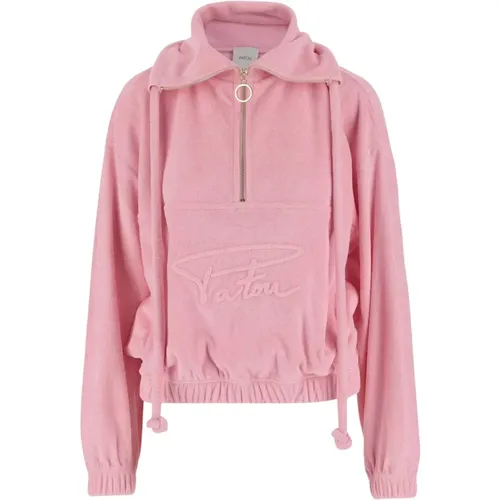 Stylischer Sweatshirt mit Reißverschluss für Frauen , Damen, Größe: S - Patou - Modalova