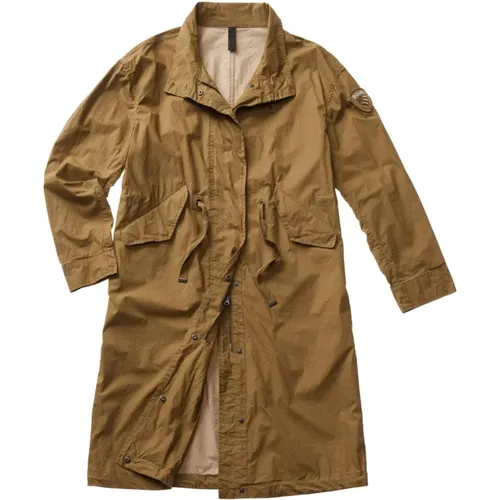 Cotton Trench Coat , female, Sizes: M, S, L, XS - Blauer - Modalova