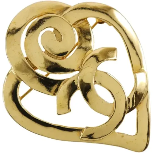 Pre-owned Metal brooches , female, Sizes: ONE SIZE - Chanel Vintage - Modalova