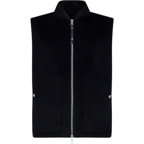 Midnight Wool Bomber Jacket , male, Sizes: M, L, S - Low Brand - Modalova