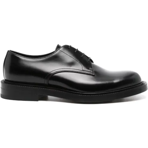 Leather Logo Derby Shoes , male, Sizes: 10 UK, 8 UK, 7 UK, 9 1/2 UK, 10 1/2 UK, 11 UK, 8 1/2 UK - Gucci - Modalova