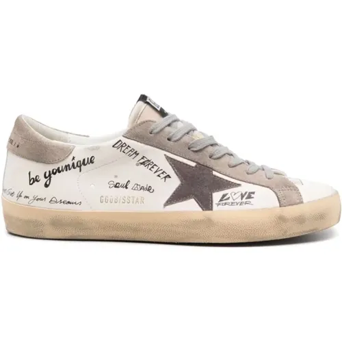 Nappa Suede Star Heel Sneakers , male, Sizes: 11 UK - Golden Goose - Modalova