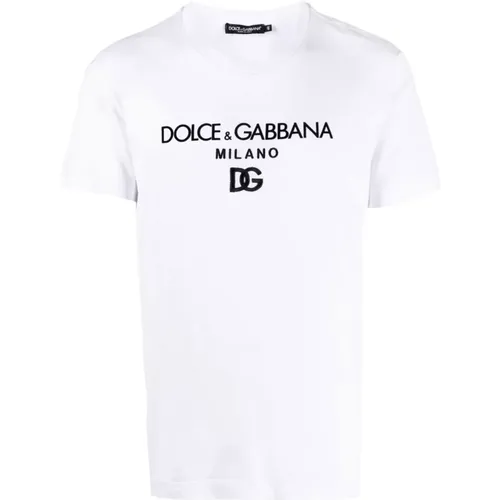 Weiße T-Shirts und Polos von , Herren, Größe: 2XL - Dolce & Gabbana - Modalova