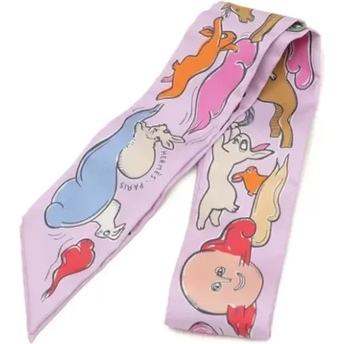 Pre-owned Silk scarves , unisex, Sizes: ONE SIZE - Hermès Vintage - Modalova