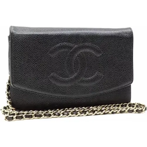 Pre-owned Leather wallets , female, Sizes: ONE SIZE - Chanel Vintage - Modalova