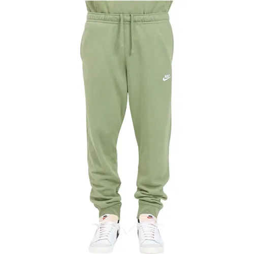Grüne Logo Sweatpants , Herren, Größe: XS - Nike - Modalova