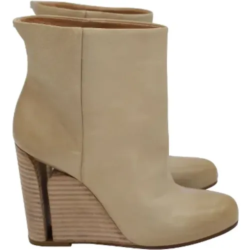 Leather Wedge Boots , female, Sizes: 3 UK - Maison Margiela - Modalova