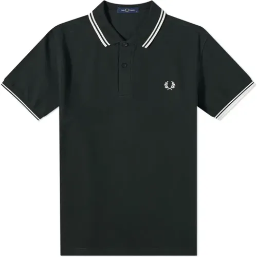 Classic Slim Fit Twin Tipped Polo , male, Sizes: L, 2XL, XL, S, M - Fred Perry - Modalova
