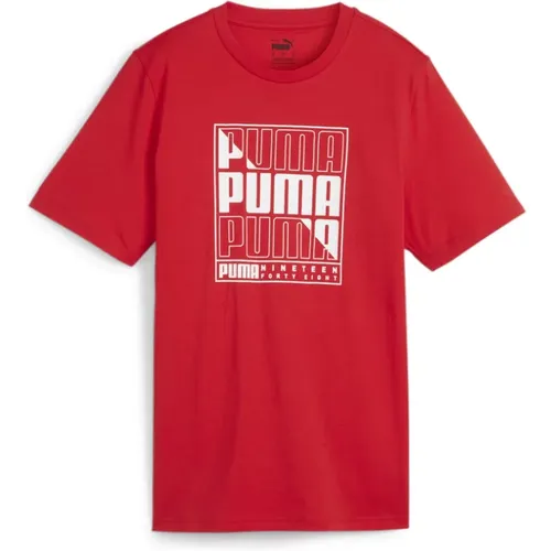 Grafik Box Herren T-Shirt Puma - Puma - Modalova