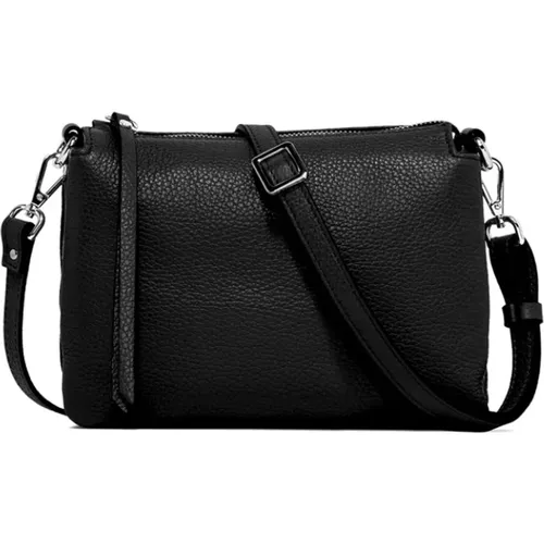 Three Hammered Leather Bag , female, Sizes: ONE SIZE - Gianni Chiarini - Modalova