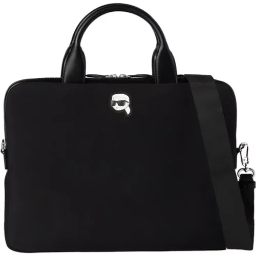 Ikonic Neopren Laptop Tasche , Damen, Größe: ONE Size - Karl Lagerfeld - Modalova