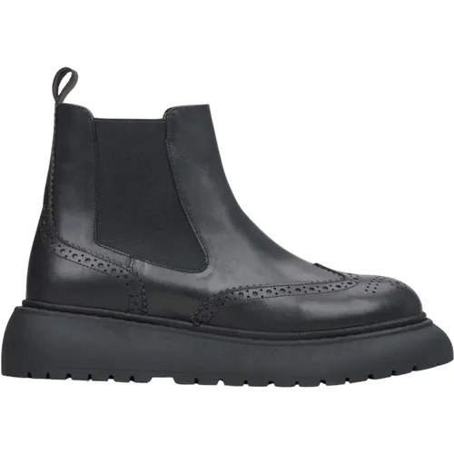 Women`s Leather Chelsea Boots for Winter Er00114690 , female, Sizes: 4 UK, 7 UK, 6 UK - Estro - Modalova