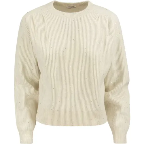 Cashmere Wool Pullover , female, Sizes: 2XS - BRUNELLO CUCINELLI - Modalova