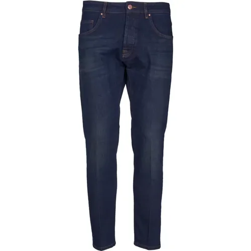 Blaue Yaren Jeans Regular Fit , Herren, Größe: W34 - Don The Fuller - Modalova