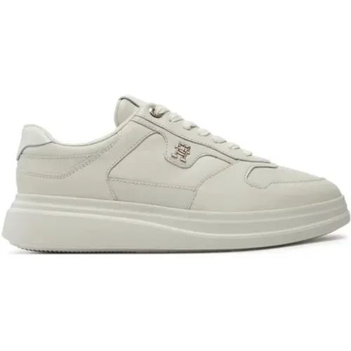 Lux Pointy Court Sneaker , female, Sizes: 7 UK, 6 UK, 4 UK, 3 UK, 8 UK, 5 UK - Tommy Hilfiger - Modalova