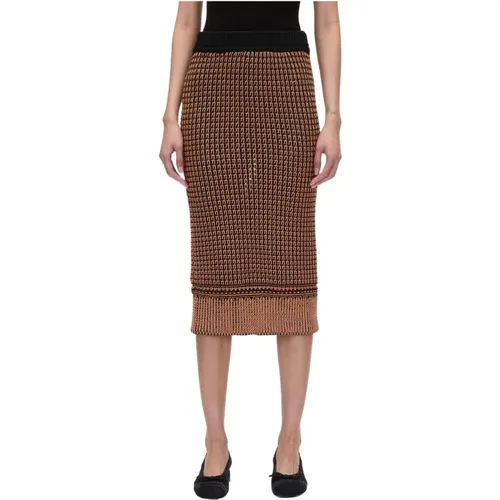 Bi-Color Knit Pencil Skirt , Damen, Größe: S - 3.1 phillip lim - Modalova