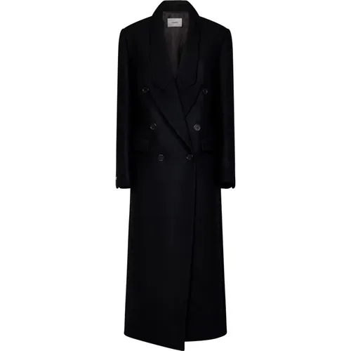 Wool Blend Double-Breasted Coat , female, Sizes: S, M - Coperni - Modalova