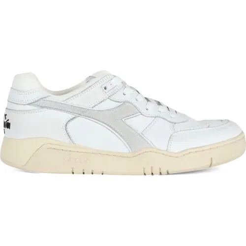 Leather Sneakers B.560 Used , male, Sizes: 6 1/2 UK, 8 UK, 7 1/2 UK, 9 1/2 UK, 7 UK, 10 UK, 8 1/2 UK - Diadora - Modalova