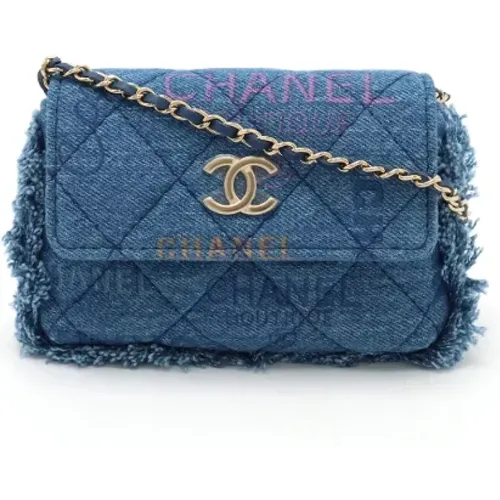 Pre-owned Denim crossbody-bags , female, Sizes: ONE SIZE - Chanel Vintage - Modalova