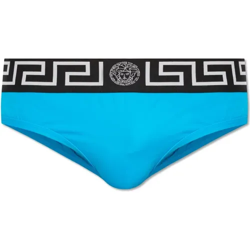 Swim briefs , male, Sizes: 2XL - Versace - Modalova