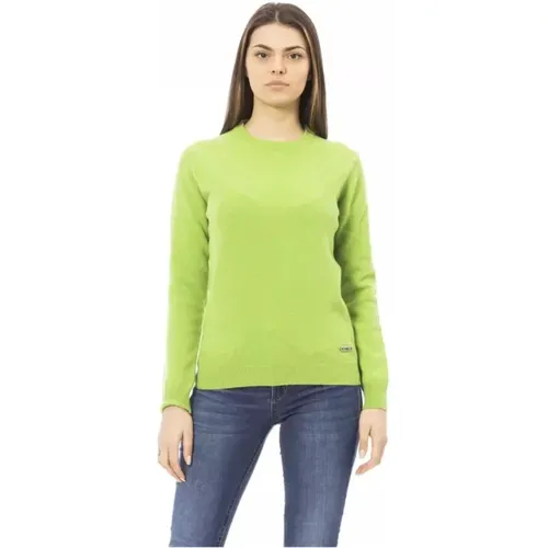 Luxurious Wool Cashmere Sweater , female, Sizes: M, S - Baldinini - Modalova