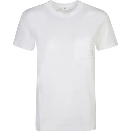 Weiße T-Shirt für Frauen , Damen, Größe: XS - Max Mara - Modalova