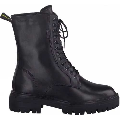 Sophisticated Leather Ankle Boots , female, Sizes: 6 UK - tamaris - Modalova