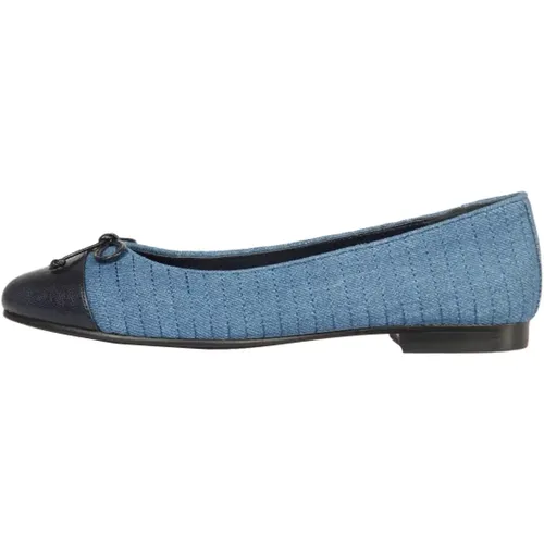 Quilted Cap-Toe Ballet Flats , female, Sizes: 4 UK, 4 1/2 UK, 5 UK, 6 UK, 3 1/2 UK, 3 UK - TORY BURCH - Modalova