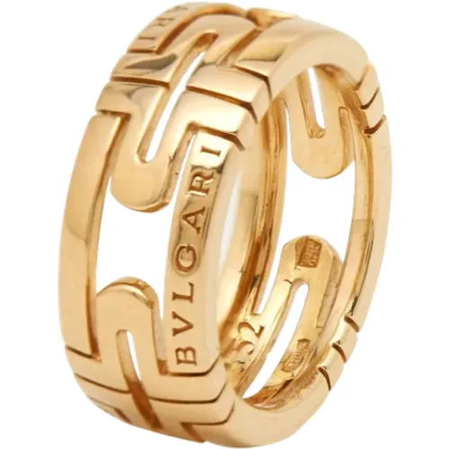 Pre-owned Gold rings , female, Sizes: ONE SIZE - Bvlgari Vintage - Modalova