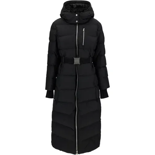 Schwarze Cloud Long Parka Mäntel - Moose Knuckles - Modalova