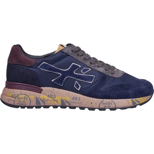 Blaue Mick Modell Sneakers , Herren, Größe: 41 EU - Premiata - Modalova