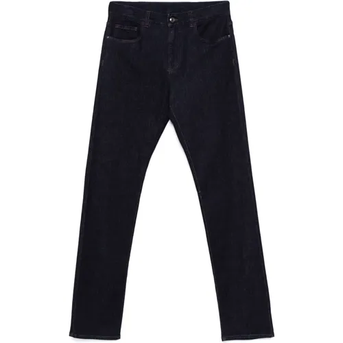 Denim-Kaschmir-Mix Jeans Canali - Canali - Modalova