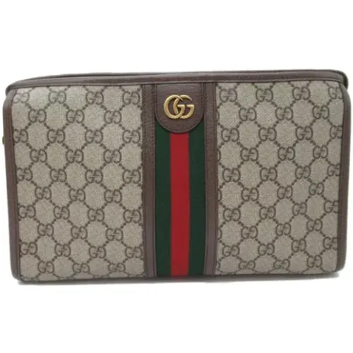 Pre-owned Fabric clutches , female, Sizes: ONE SIZE - Gucci Vintage - Modalova