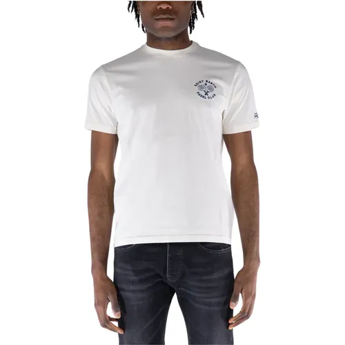 Padel Club T-Shirt , male, Sizes: L - MC2 Saint Barth - Modalova