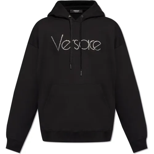 Kapuzenpullover mit Logo Versace - Versace - Modalova