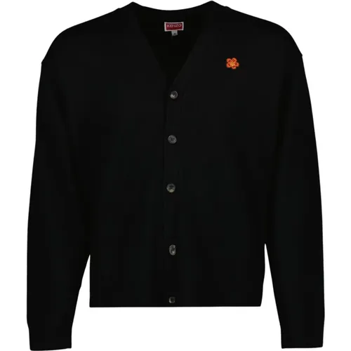 Boke Flower Cardigan , Herren, Größe: L - Kenzo - Modalova