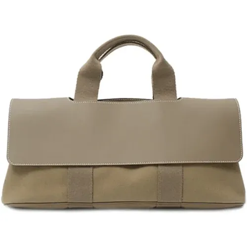 Pre-owned Canvas handbags , female, Sizes: ONE SIZE - Hermès Vintage - Modalova