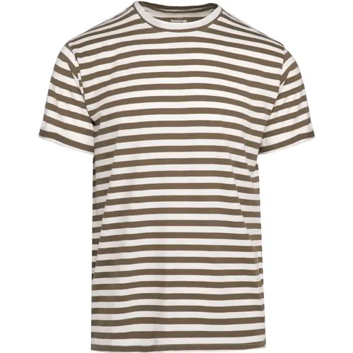 Striped Jacquard T-Shirt , male, Sizes: L, 2XL, M, XL - BomBoogie - Modalova