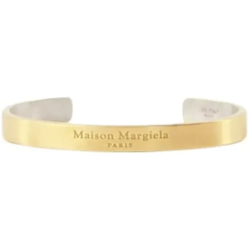 Graviertes Goldarmband , Damen, Größe: S - Maison Margiela - Modalova