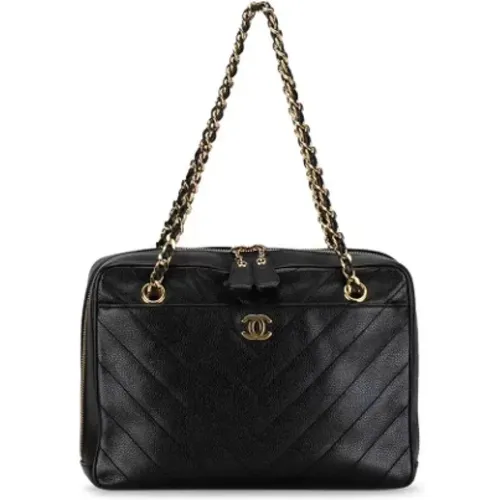 Pre-owned Leather chanel-bags , female, Sizes: ONE SIZE - Chanel Vintage - Modalova