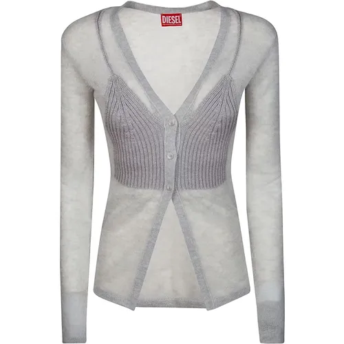 Stylish Cardigan for Women , female, Sizes: S, M - Diesel - Modalova