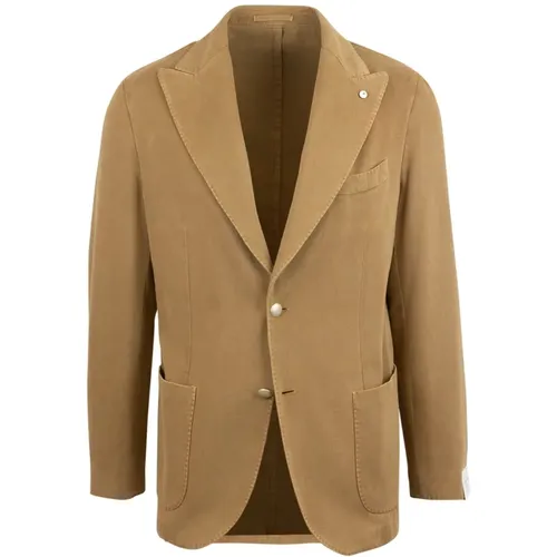 Cotton Cashmere Jacket , male, Sizes: M, L - Lubiam - Modalova