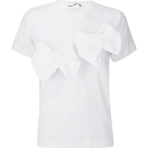 Damen Casual T-Shirt , Damen, Größe: S - Comme des Garçons - Modalova